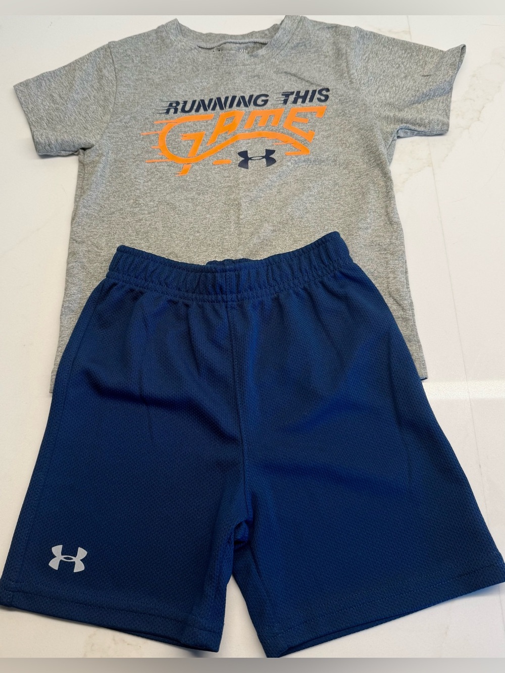 Boys Under Armour 2T Shirt & Shorts Athletic Set